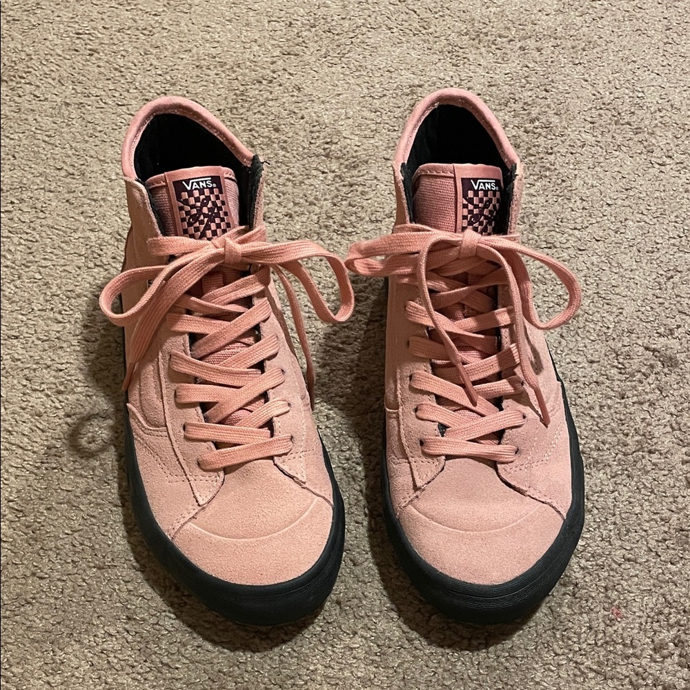 Vans Women's Pink High-Top Sneakers